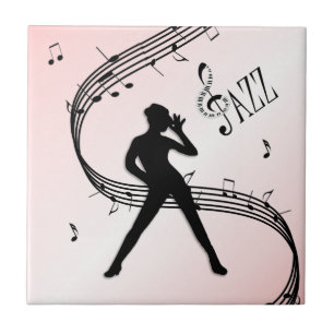 Jazz Dance Pink Keramik Tile Fliese