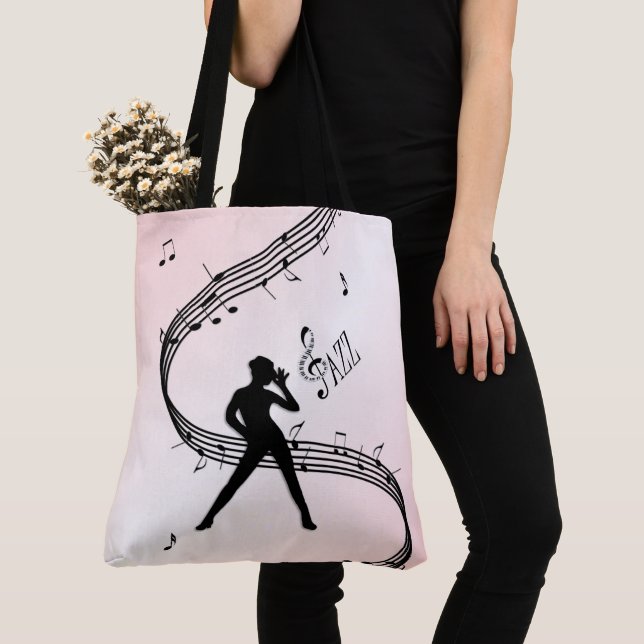 Jazz Dance Pink Music Tote Tasche (Von Nahem)