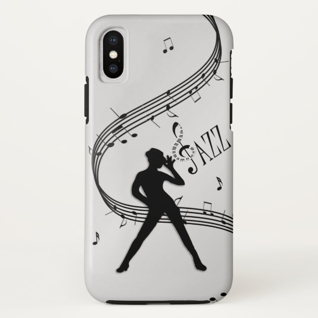 Jazz Dance Silver Case-Mate iPhone Hülle (Rückseite)
