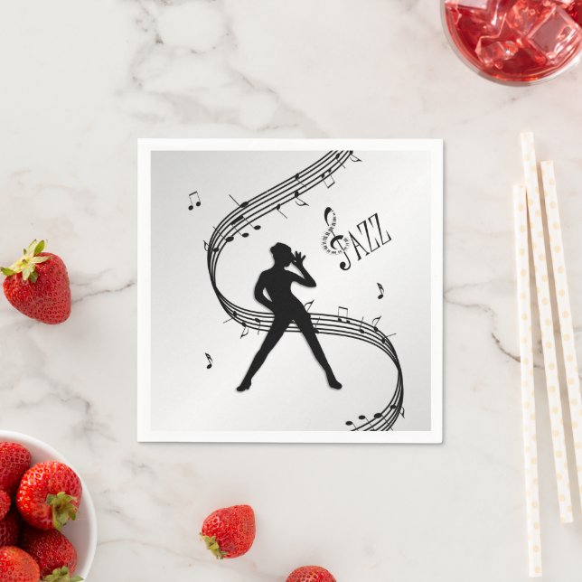 Jazz Dance Silver Serviette (Beispiel)