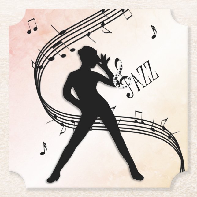 Jazz Dance Untersetzer (Vorderseite)