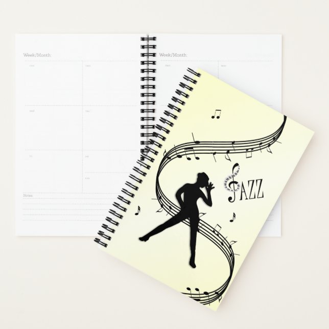 Jazz Dance Yellow Music Planer (Anzeige)
