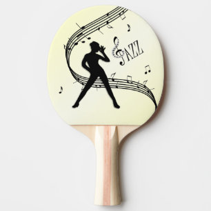 Jazz Dance Yellow Music Tischtennis Schläger