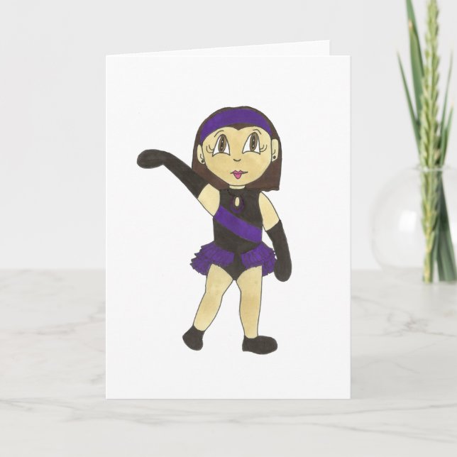 Jazz Dancer Erwägungsgrund Tance Studio Teacher Ankündigung (Vorderseite)