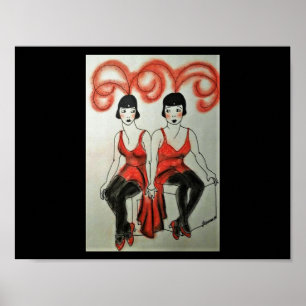 Jazz Dancers of the Roaring '20s! Poster