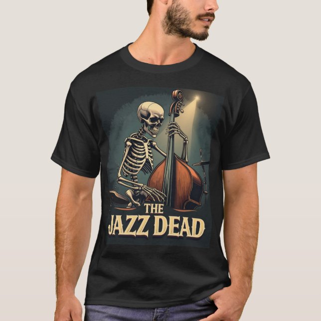 Jazz Dead - Retro Music T-Shirt (Vorderseite)
