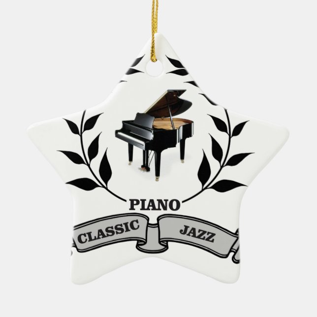 Jazz des Klaviers c Keramikornament (Vorne)