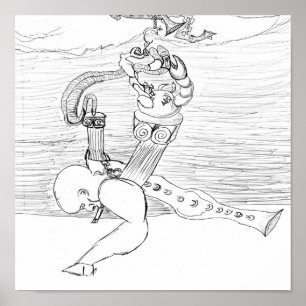 Jazz (Detail) Poster