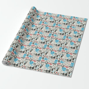 Jazz Doodle: Eclectic Music Mix Geschenkpapier