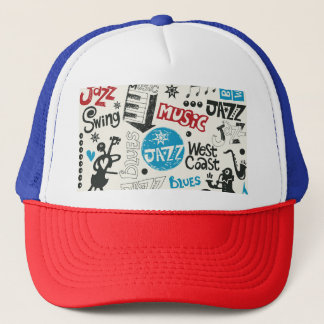 Jazz Doodle: Eclectic Music Mix Truckerkappe