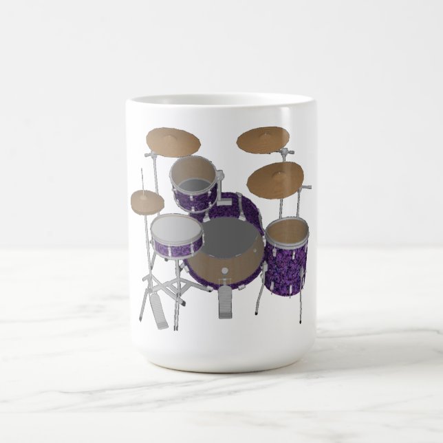 Jazz Drum Kit: Custom Violet Drums Set: Tasse (Mittel)