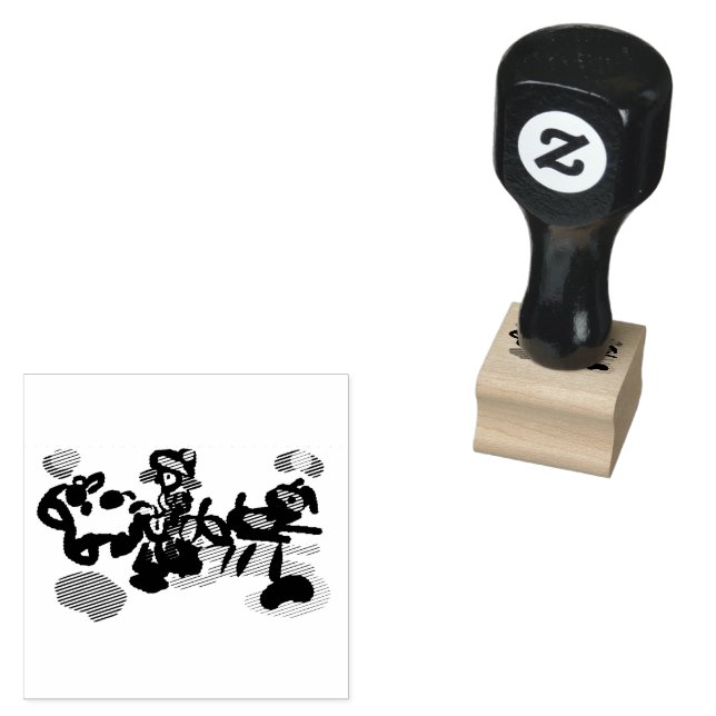 Jazz-Farm-Herbst  Gummistempel (Stempel)