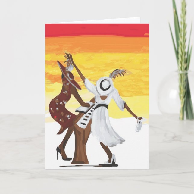 Jazz Feiertagskarte (Vorderseite)