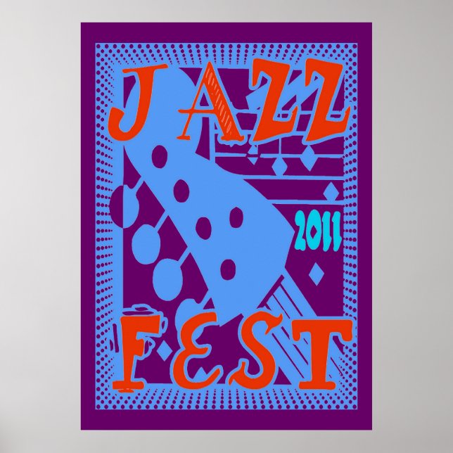 Jazz Fest 2011 Gitarre Poster (Vorne)