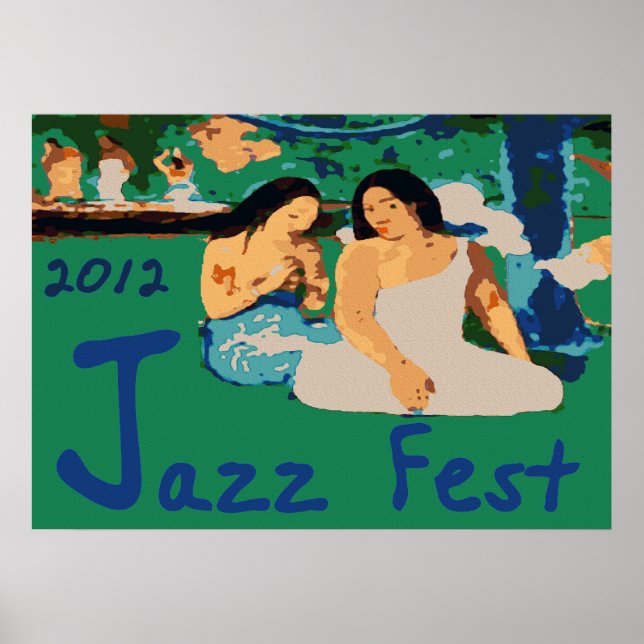 Jazz Fest 2012, am Baum sitzen Poster (Vorne)