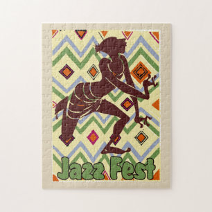 Jazz Fest Abstrakt Dancer Puzzle