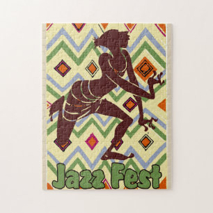Jazz Fest Abstrakt Dancer Puzzle