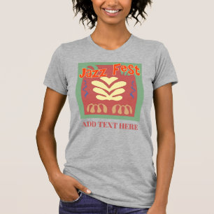 Jazz Fest: Abstraktes Herz T-Shirt