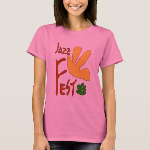 Jazz Fest Blätter T-Shirt