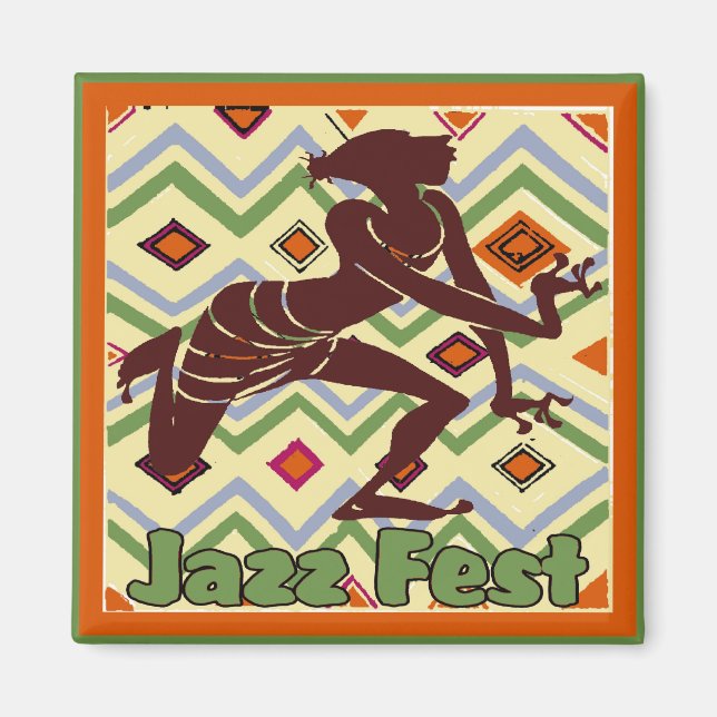 Jazz Fest Dancer zu Magnet (Vorne)
