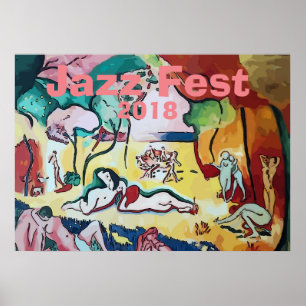 Jazz Fest Du Jardin 2018, Text bearbeiten Poster