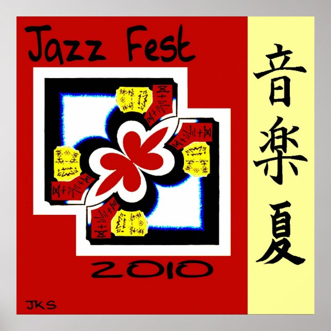 Jazz Fest Kanji Poster (Vorne)