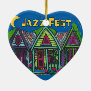 Jazz fest Keramik Ornament