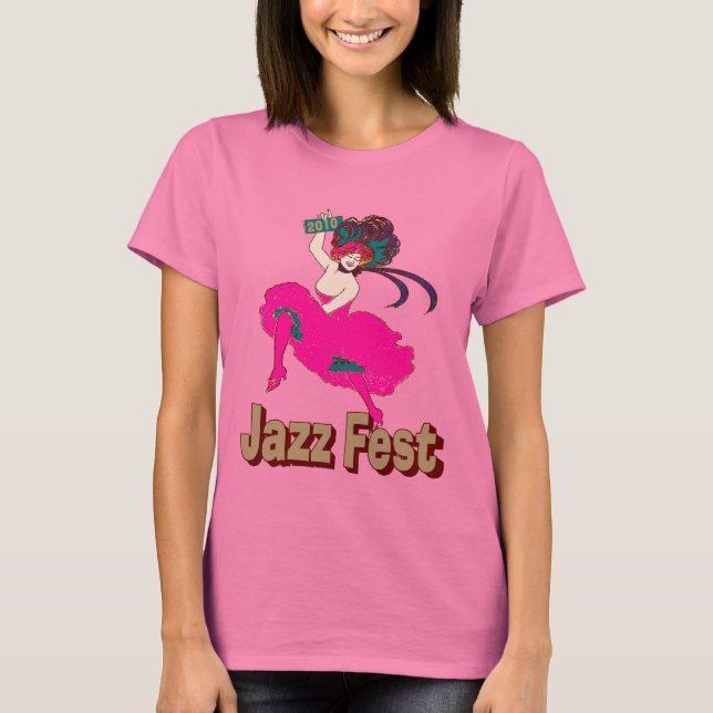 Jazz Fest LAdy 2010 T-Shirt (Vorderseite)