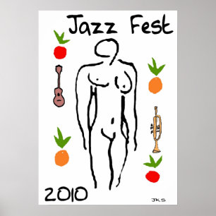 Jazz Fest Matisse Style Poster