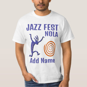 Jazz Fest personalisierte Spirale T-Shirt