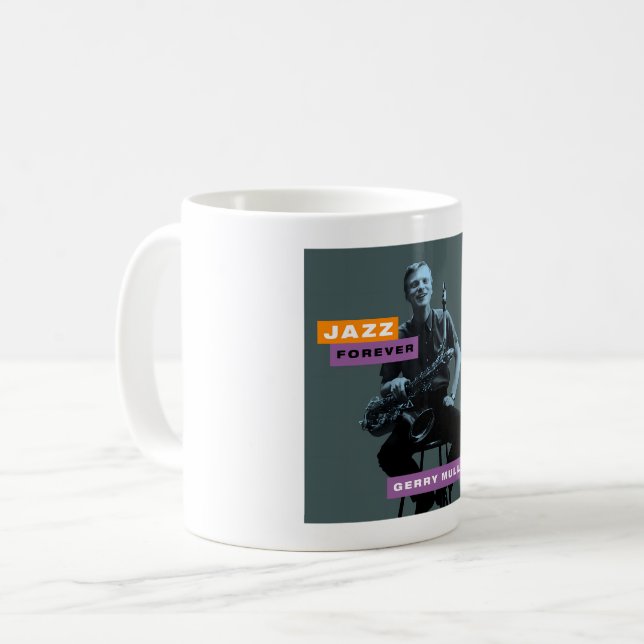 Jazz Forever - Gerry Mulligan Kaffeetasse (Vorderseite Links)