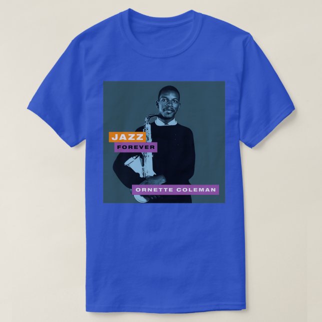 Jazz Forever Ornette Coleman T-Shirt (Design vorne)