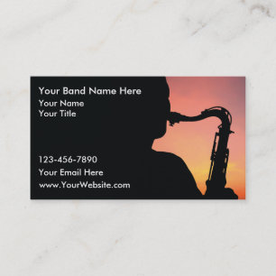 Jazz-Geschäftskarten Visitenkarte