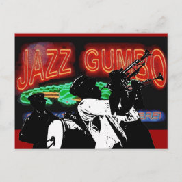 Jazz Gumbo Brass Band Postkarte