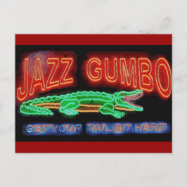 Jazz Gumbo Postkarte