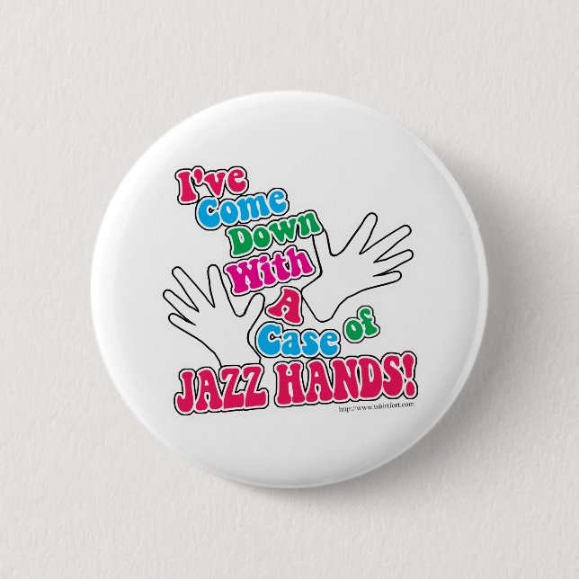 Jazz-Hände! Button (Vorderseite)