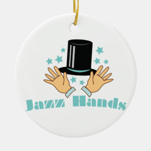 Jazz-Hände Keramik Ornament