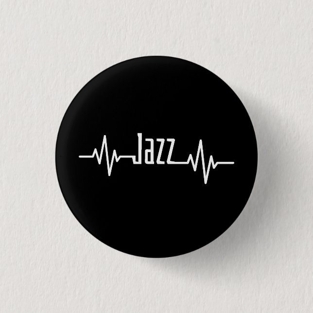 Jazz Heartbeat Musik Button (Vorderseite)