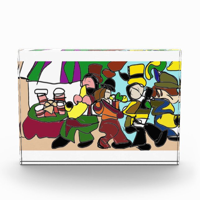 Jazz Herbstkaffee Fotoblock (Vorderseite)