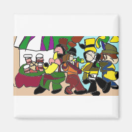 Jazz Herbstkaffee Magnet