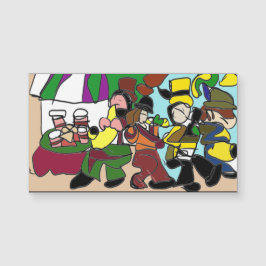 Jazz Herbstkaffee Magnetkarte