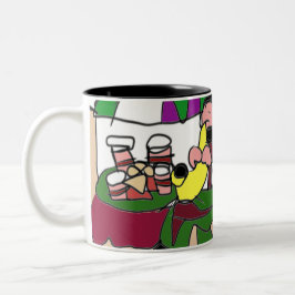 Jazz Herbstkaffee Zweifarbige Tasse