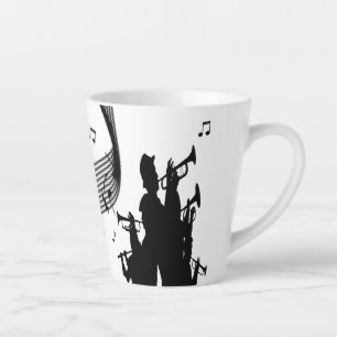 Jazz Horn Sektion Musik Milchtasse