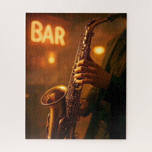 Jazz im Barlicht Puzzle (Vertikal)