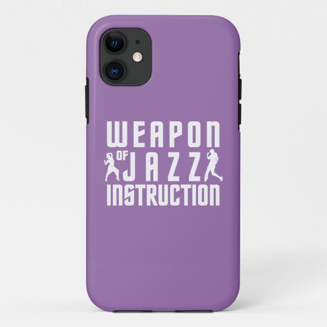 Jazz Instruction benutzerdefinierter iPhone-Gehäus Case-Mate iPhone Hülle (Rückseite)