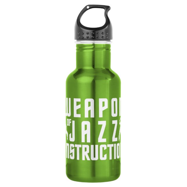 Jazz Instruction Edelstahlflasche (Vorderseite)