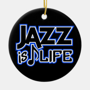 JAZZ IS LIFE-Sonderschmuck Keramik Ornament