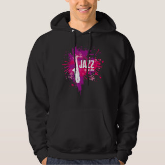 Jazz ist ein Jazzkonzert für Frauen Hoodie
