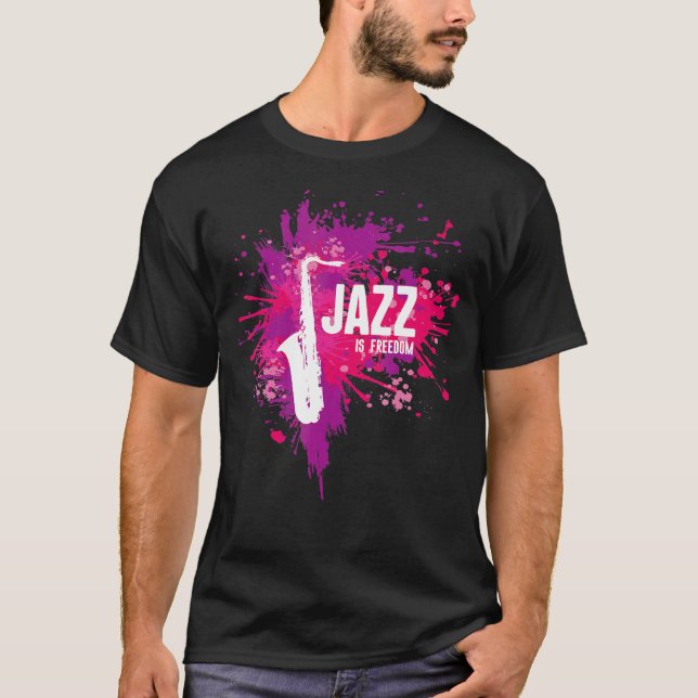 Jazz ist ein Jazzkonzert für Frauen T-Shirt (Vorderseite)