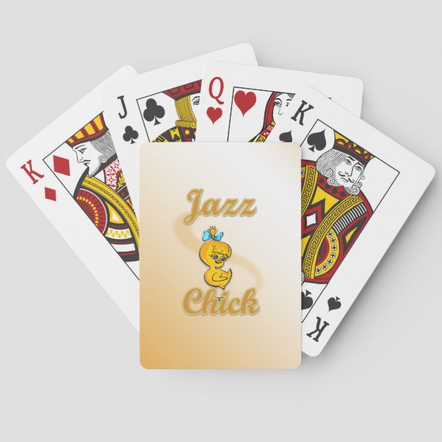 Jazz-Küken Spielkarten (Rückseite)
